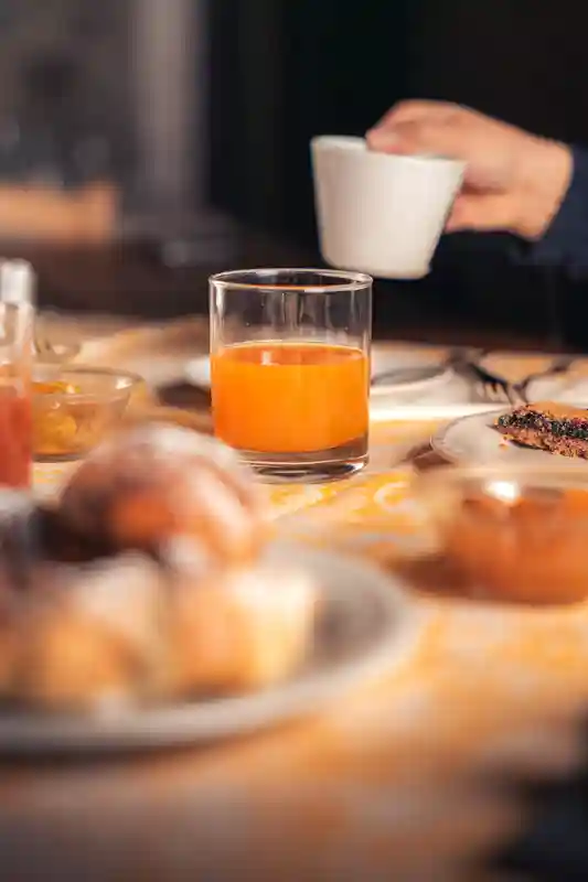 Bicchiere di succo