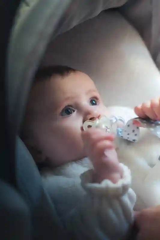 Primo piano di neonato